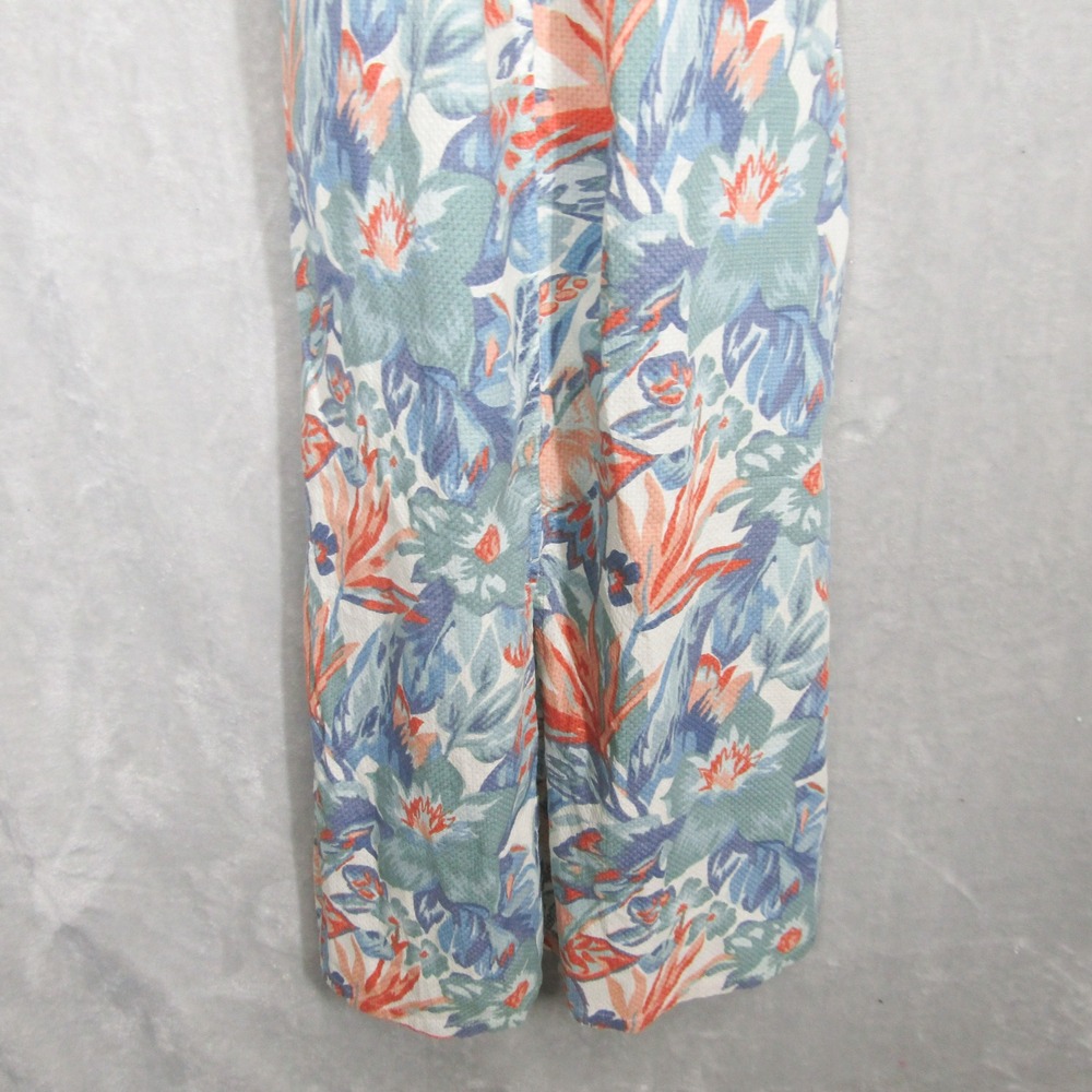Faherty Womens S Floral Bay Twist Dress Halter Neck Sleeveless Blossom Paradise - Picture 6 of 14